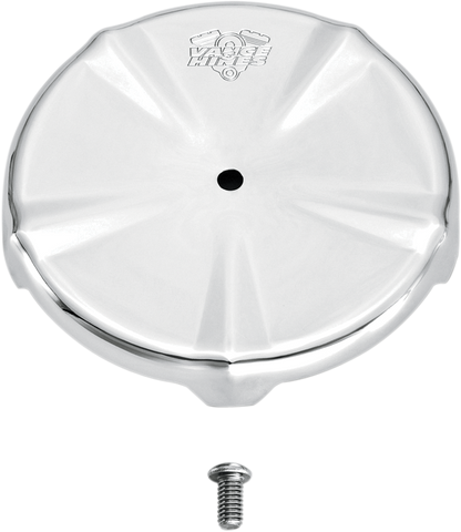 Vance & Hines Motorcycle 5 1/2" Chrome Air Cleaner Cover Insert Harley Davidson