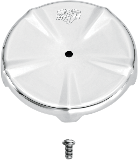 Vance & Hines Motorcycle 5 1/2" Chrome Air Cleaner Cover Insert Harley Davidson