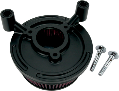 Arlen Ness Black Big Sucker Stage 1 Air Cleaner Kit fits 2008-17 Harley Touring