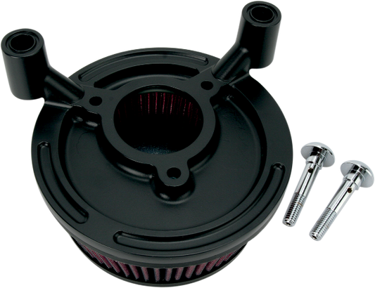 Arlen Ness Black Big Sucker Stage 1 Air Cleaner Kit fits 2008-17 Harley Touring