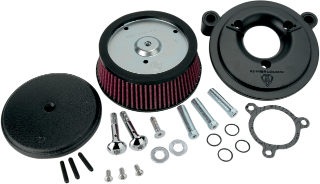 Arlen Ness Black Big Sucker Stage 1 Air Cleaner Kit fits 2008-17 Harley Touring