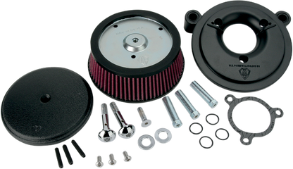 Arlen Ness Black Big Sucker Stage 1 Air Cleaner Kit fits 2008-17 Harley Touring