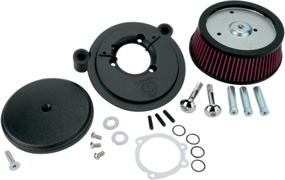 Arlen Ness Black Big Sucker Stage 1 Air Cleaner Kit for 1999-2017 Harley FLHTX