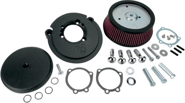 Arlen Ness Black Big Sucker Air Cleaner Filter Kit 1988-2022 Harley Sportster
