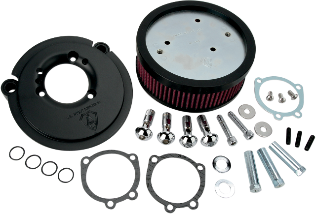 Arlen Ness Black Big Sucker Air Cleaner Kit fits 1991-2022 Harley Sportster