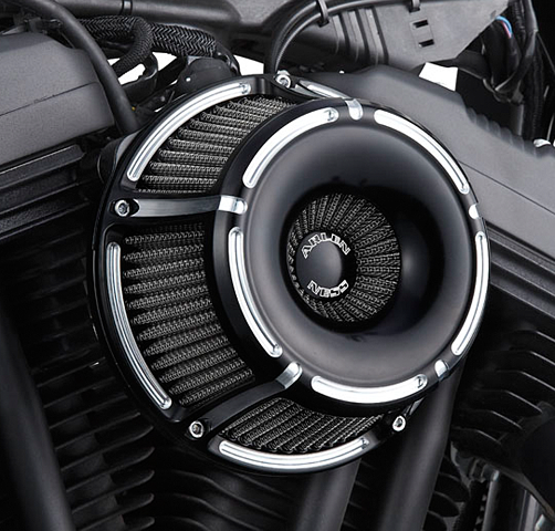 Arlen Ness Black Inverted Air Cleaner Filter 1988-2022 Harley Sportster XLL XLN