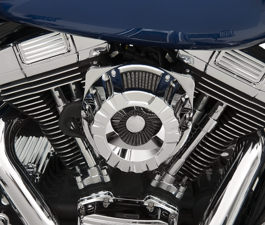 Arlen Ness Chrome Inverted Air Cleaner Filter 08-17 Harley Touring Softail FXSB