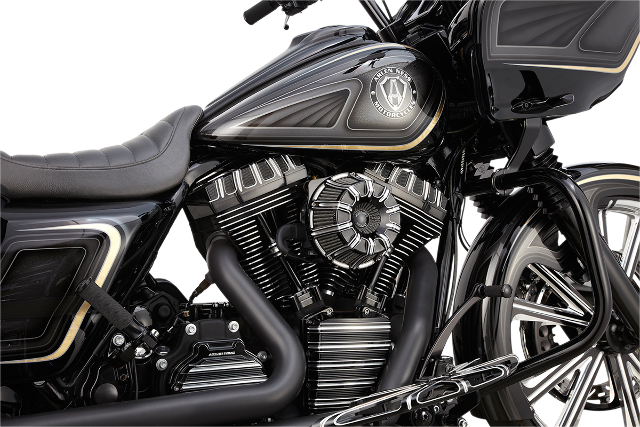 Arlen Ness Black Inverted Air Cleaner Filter 2008-2017 Harley Touring Softail