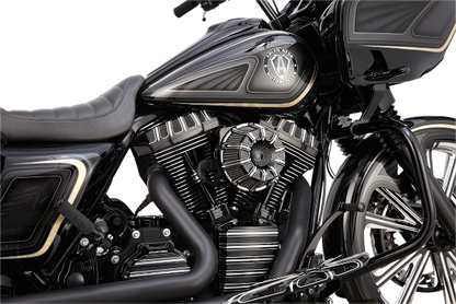 Arlen Ness Black Inverted Air Cleaner Filter 2008-2017 Harley Touring Softail