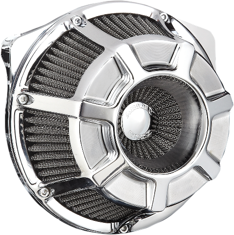 Arlen Ness Chrome Beveled Inverted Air Cleaner Filter Kit 99-17 Harley Touring