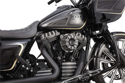 Arlen Ness Black 10 gauge Air Cleaner Filter 2008-2017 Harley Touring Softail