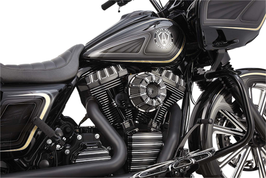 Arlen Ness Black 10 gauge Air Cleaner Filter 2008-2017 Harley Touring Softail