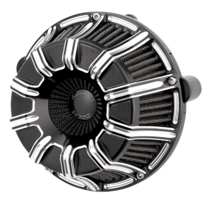 Arlen Ness Black 10 Gauge Air Cleaner Filter for 1999-17 Harley Touring Softail