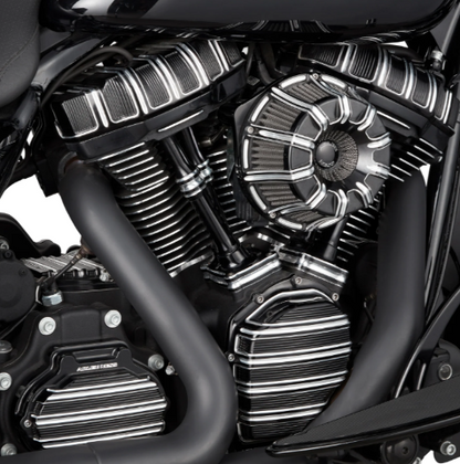 Arlen Ness Black 10 Gauge Air Cleaner Filter for 1999-17 Harley Touring Softail