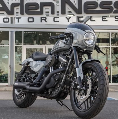 Arlen Ness Black Beveled Big Sucker Air Cleaner Kit 1999-17 Harley Dyna Touring