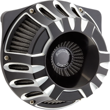 Arlen Ness Black Inverted Deep Cut Air Cleaner Kit for 2017-2025 Harley Davidson