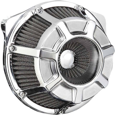 Arlen Ness Chrome Inverted Air Cleaner Filter Kit for 2017-24 Harley Touring M8