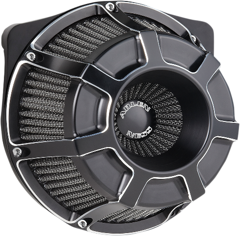 Arlen Ness Black Inverted Series Air Cleaner Filter Kit fits 2017-2024 Harley M8