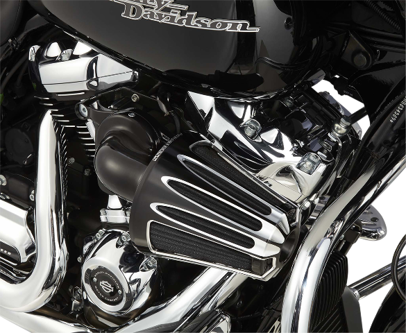 Arlen Ness Black Cone Monster Sucker Air Cleaner Filter Kit 17-24 Harley Touring