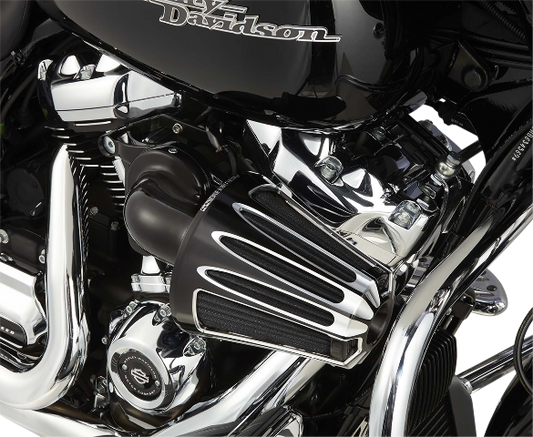 Arlen Ness Black Cone Monster Sucker Air Cleaner Filter Kit 17-24 Harley Touring