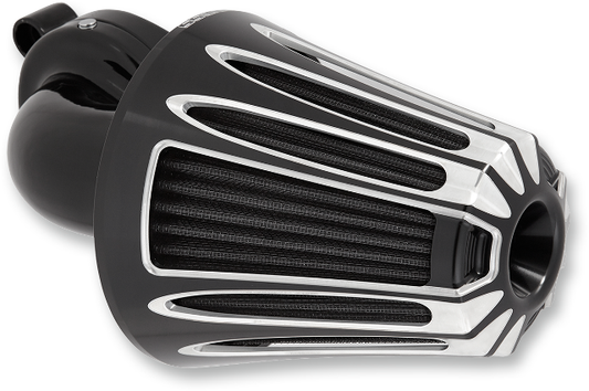 Arlen Ness Black Deep Cut Monster Sucker Air Filer Kit 1988-22 Harley Sportster