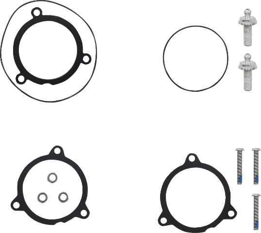 Cobra Chrome Cone Elbow Air Cleaner Intake Kit for 2018-2023 Harley Softail M8