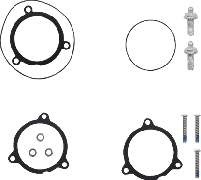 Cobra Chrome Cone Elbow Air Cleaner Intake Kit for 2018-2023 Harley Softail M8