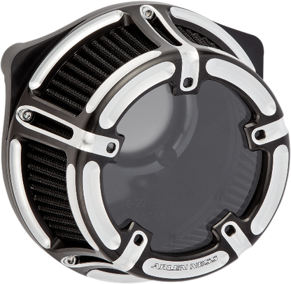 Arlen Ness Black Method Clear Air Cleaner Filter 1999-2017 Harley Twin Cam FXS