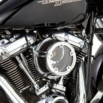 Arlen Ness Chrome Method Clear Series Air Cleaner Filter 2017-24 Harley Touring