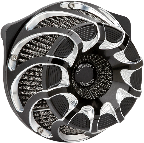 Arlen Ness Black Drift Air Filter Cleaner Kit 1999-2017 Harley Touring Softail