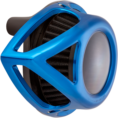 Arlen Ness Blue Clear Tear Air Filter Cleaner Kit 2000-2017 Harley Dyna Touring