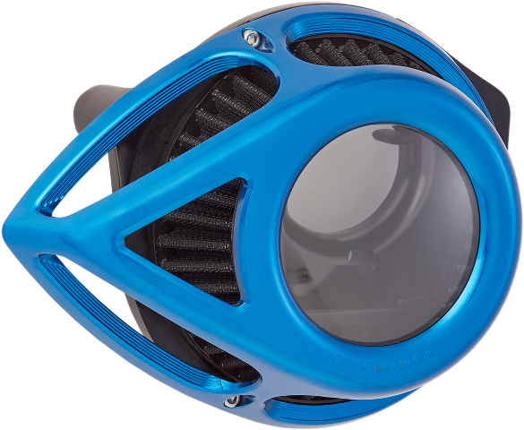 Arlen Ness Blue Clear Tear Air Filter Cleaner Kit 2000-2017 Harley Dyna Touring