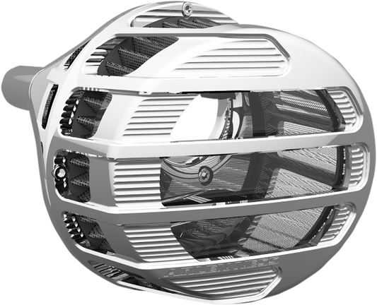 Arlen Ness Chrome Side Kick Air Filter Cleaner Kit 08-17 Harley Touring Twin Cam