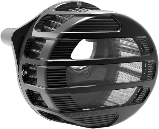Arlen Ness Side Kick Black Air Filter Cleaner Kit 1999-2017 Harley Dyna Softail