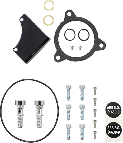 Arlen Ness Black Drift Monster Sucker Air Cleaner Filter 2008-17 Harley Twin Cam