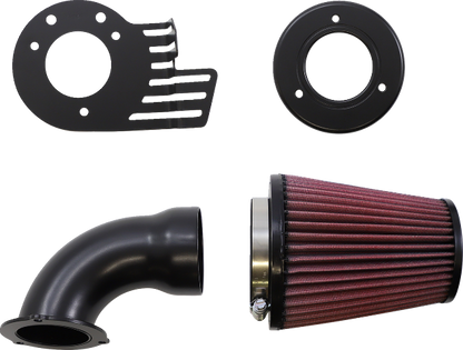 Cobra Black Cone Elbow Air Cleaner Intake Kit for 2008-2016 Harley Touring