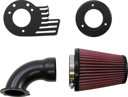 Cobra Black Cone Elbow Air Cleaner Intake Kit for 2008-2016 Harley Touring