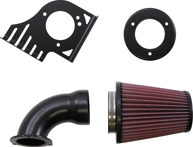 Cobra Black Cone Elbow Air Cleaner Intake Kit for 2017-2023 Harley Touring