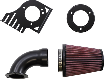 Cobra Black Cone Elbow Air Cleaner Intake Kit for 2017-2023 Harley Touring