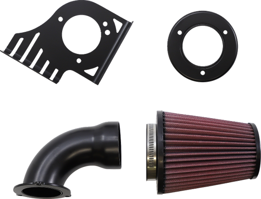 Cobra Black Cone Elbow Air Cleaner Intake Kit for 2017-2023 Harley Touring