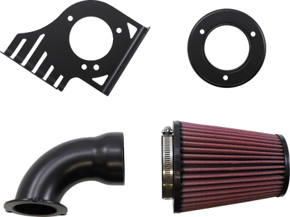 Cobra Black Cone Elbow Air Cleaner Intake Kit for 2018-2023 Harley Softail M8