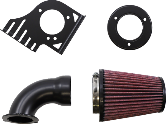 Cobra Black Cone Elbow Air Cleaner Intake Kit for 2018-2023 Harley Softail M8
