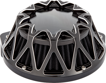 Arlen Ness Black Crossfire Air Cleaner Filter fits 2023-2024 Harley Touring