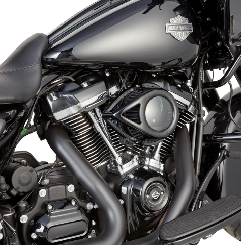 Arlen Ness Black Clear Tear Air Filter Kit for 2023-2026 Harley Touring Softail