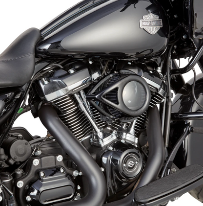 Arlen Ness Black Clear Tear Air Filter Kit for 2023-2026 Harley Touring Softail