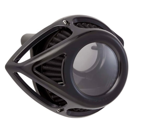 Arlen Ness Black Clear Tear Air Filter Kit for 2023-2026 Harley Touring Softail