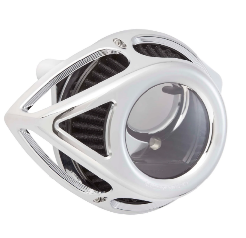 Arlen Ness Chrome Clear Tear Air Cleaner Filter Kit for 2023-26 Harley Davidson