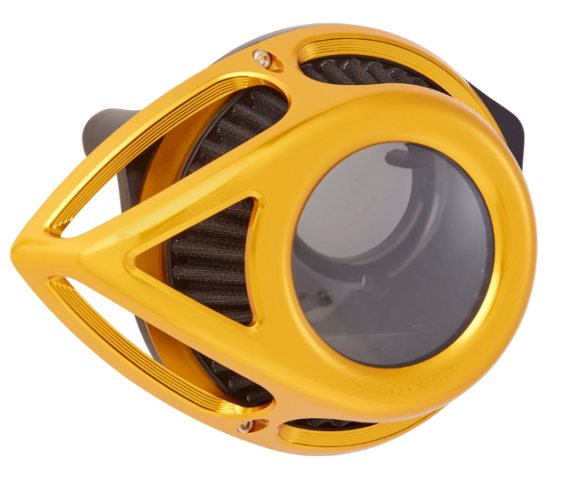 Arlen Ness Gold Clear Tear Air Filter Kit for 2023-2026 Harley Touring Softail