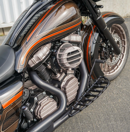 Arlen Ness Silver Sidekick Air Cleaner Kit for 2023-26 Harley Road Street Glide