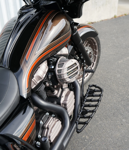 Arlen Ness Silver Sidekick Air Cleaner Kit for 2023-26 Harley Road Street Glide